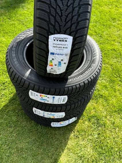 4x nové zimní Nokian Snowproof 1 195/65 R15 91T - Praha - východ