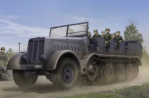 Schwerer Zugkraftwagen 18 t Sd.Kfz.9 Artillery Version