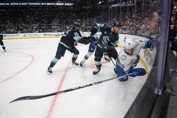 NHL: Vancouver Canucks at Seattle Kraken