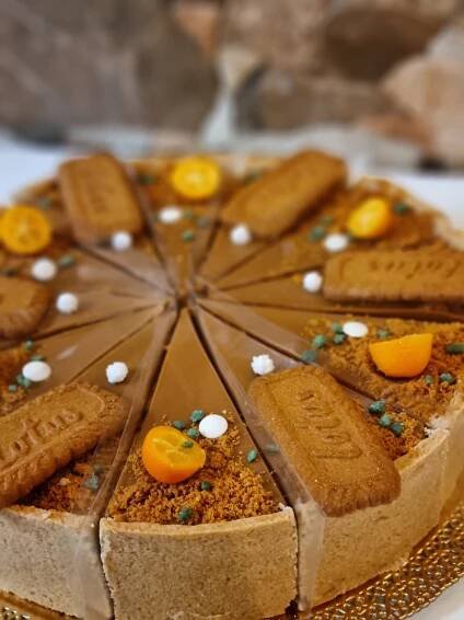 Lotus cheesecake - Cukrovanie