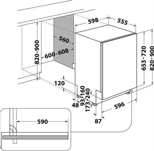 Whirlpool WIO 3O540 PELG