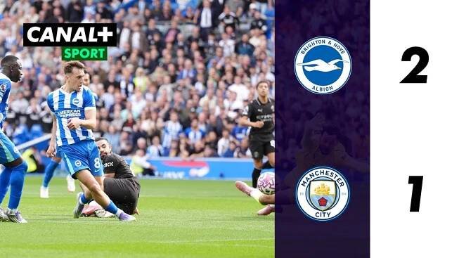 HIGHLIGHTS: Brighton vs Manchester City 2:1