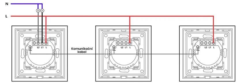 Schodišťové zapojení - návody a tipy - Revolo Touch