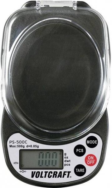 VOLTCRAFT® Kapesní váha, Max. váživost bis 500 g