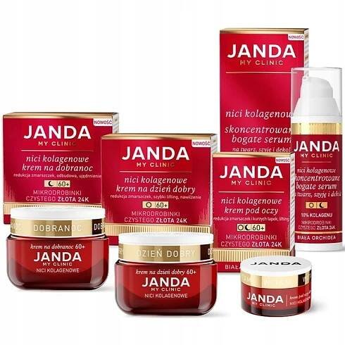 JANDA Sada na Dárek Kolagenová nit 70+ Den+Noc+Oko+Sérum zlato 24K