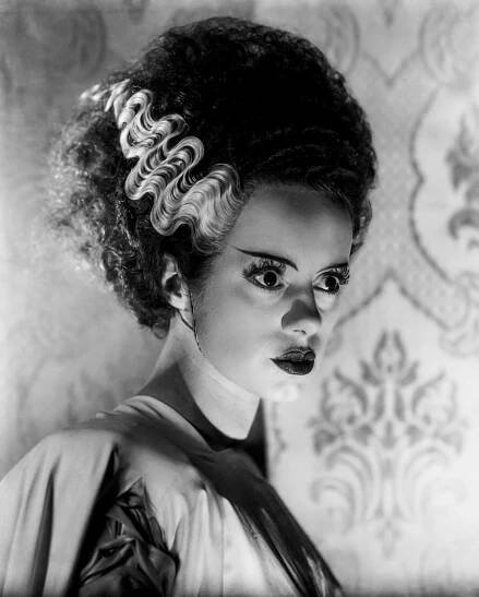 Elsa Lanchester in "The Bride of Frankenstein". Artikel Christian Erdmann.
