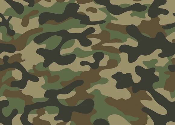Vojenské maskování textury opakuje bezproblémové khaki lov — Ilustrace