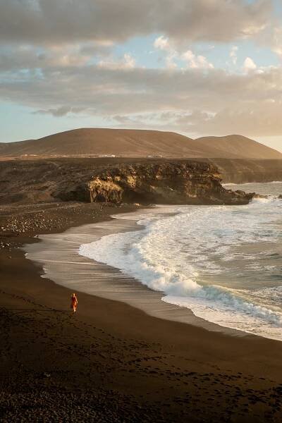 Czarna plaża Fuerteventura