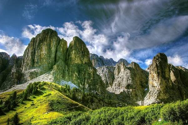 Dolomity, Hory, Itálie, Jižní Tyrolsko