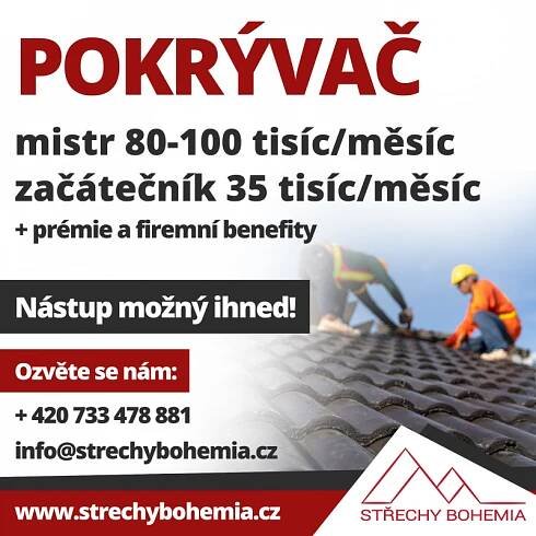 Mistr pokrývač – Střechy Bohemia