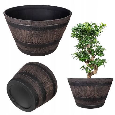 KVĚTINÁČ PLASTOVÝ OBAL KULATÝ 40 cm