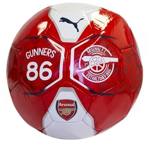 Míč Puma Arsenal FC Fan s originálním podpisem Petra Čecha