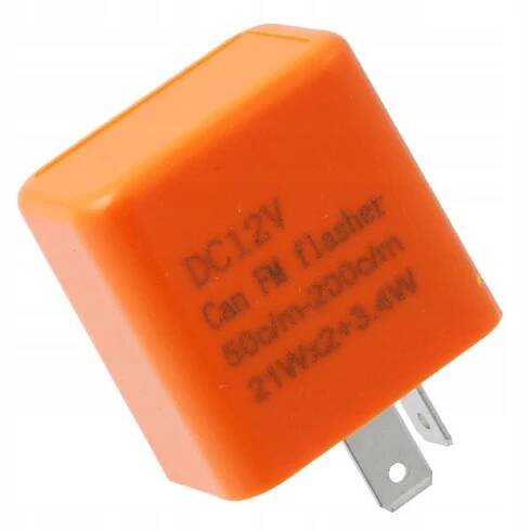 Přerušovač relé blinkrů univerzální 12V LED 2x pin