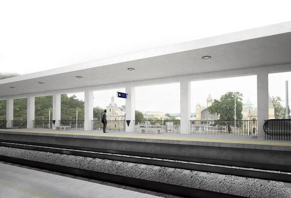Železniční stanice Praha - Výstaviště - FA ČVUT