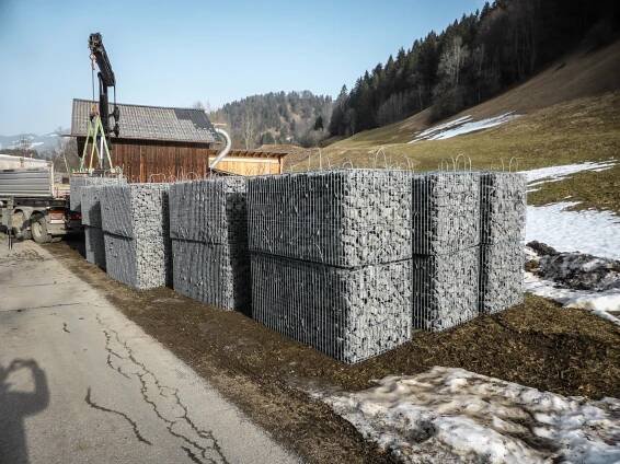 Customer project: rockfall protection in Austria - Rothfuss Best Gabion
