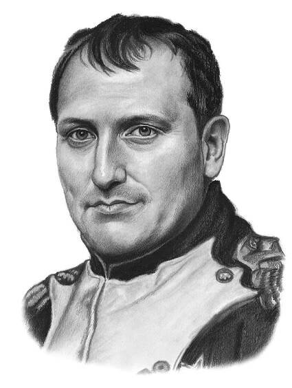 Obrazy | Napoleon Bonaparte - reprodukce kresby | Naše vojsko