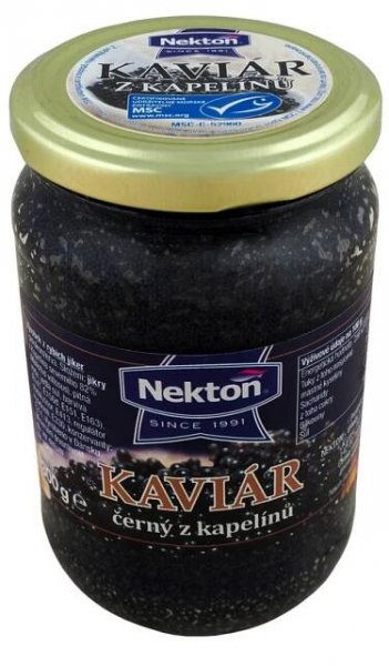 Nekton Kaviár černý chlaz. 300 g - Kaviár, Lahůdky, Ryby, plody moře, Čerstvé, chlazené