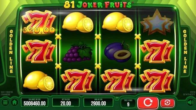 Automat 81 Joker Fruits