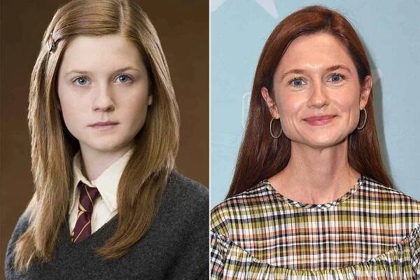 Bonnie Wright as Ginny Weasley in 'Harry Potter and the Order of the Phoenix'; Bonnie Wright attends the German Film Comic Con in Dortmund, Germany, on Dec. 7, 2024