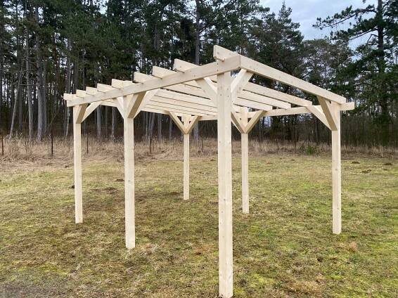 Pergola 3,5 x 4 m