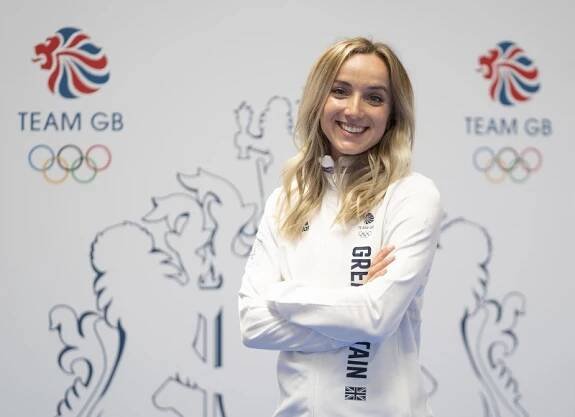Britská dráhová cyklistka Elinor