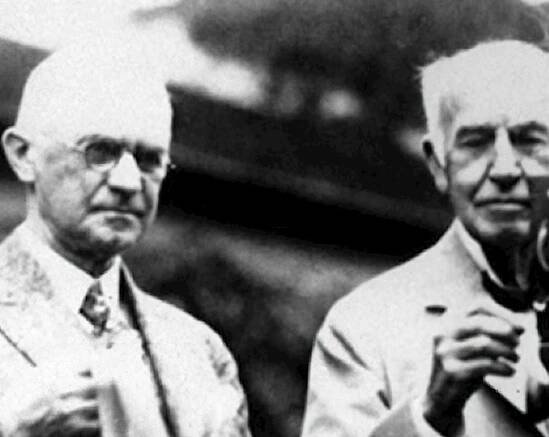 George Eastman and Thomas Edison