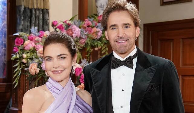 Amelia Heinle, J. Eddie Peck"The Young and the Restless" Set WeddingCBS television CityLos Angeles09/25/24© Howard Wise/jpistudios.com310-657-9661