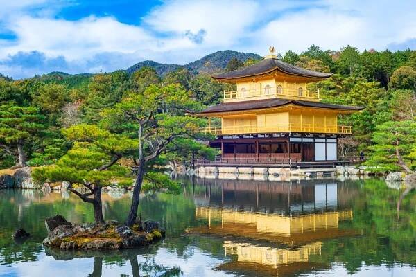 Japonsko - Chrám Kinkakuji