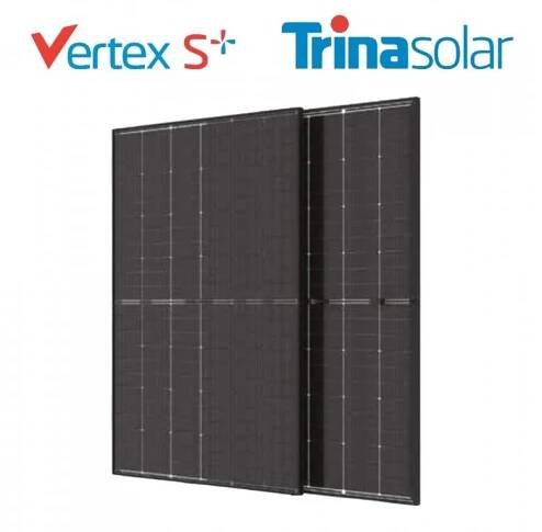 Trina Solar 420 Wp Black Frame Bifaciální Vertex S+ Dual Glass N-Type 21% TSM-420NEG9RC.27
