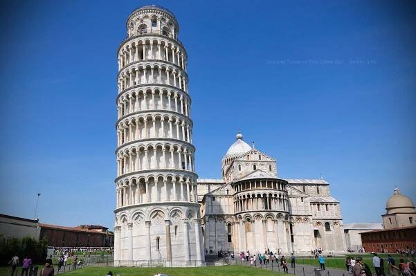 Leaning Tower of Pisa to be straightened.
