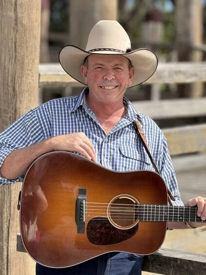 Dean on the Wharf at Wentworth on the Darling River
