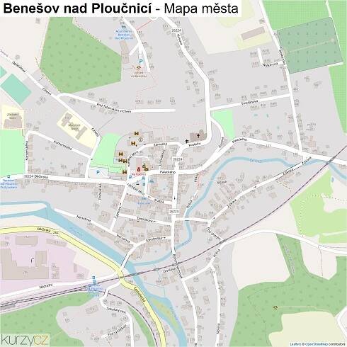 Benešov nad Ploučnicí - mapy | Kurzy.cz
