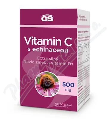 GS Vitamin C 500mg s echinaceou tbl.70+30