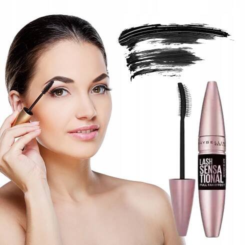 Maybelline Lash Sensational řasenka Very Black 9,5 ml