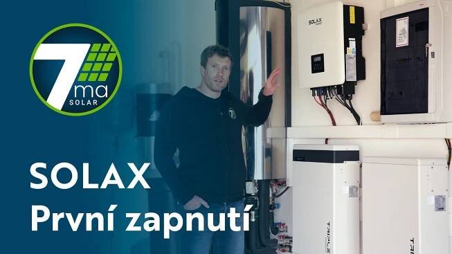 Uživatelský návod pro první zapnutí střídače SOLAX
