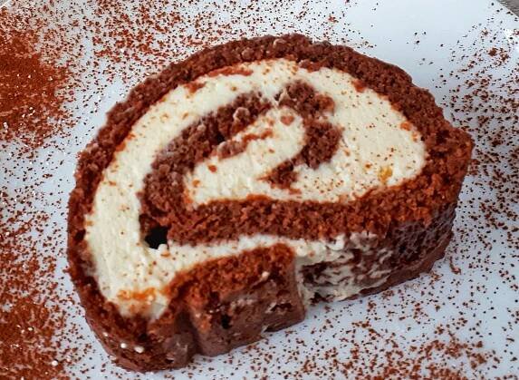 Chocolate Roll Cake is an easy and simple recipe for your Christmas table. This roll cake is low carb, keto, and sugar-free. It's completely to die for!