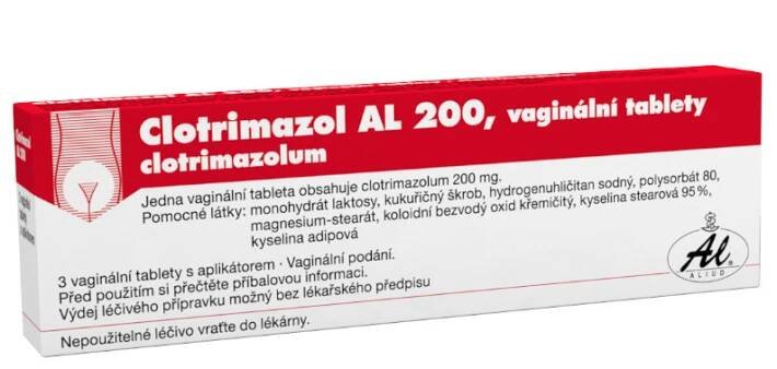Clotrimazol AL 200mg vag.tbl.3 | Lékárny IPC