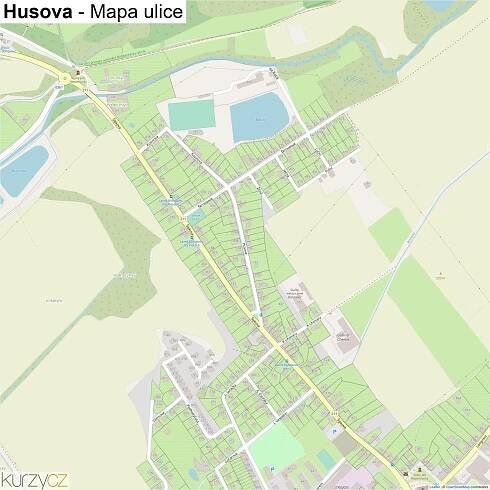Husova - mapy | Kurzy.cz