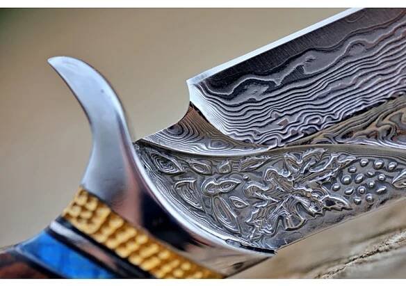 nůž lovecký Dellinger LANZEN VG-10 Damascus