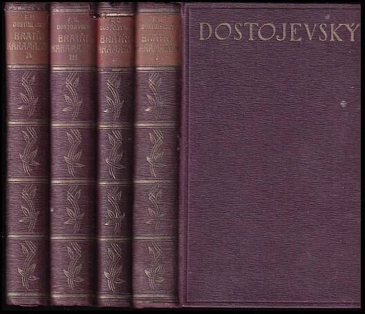 📙 Bratři Karamazovi : román ve čtyřech částech s epilogem - Fedor Michajlovič Dostojevskij (1928, Henning Franzen)