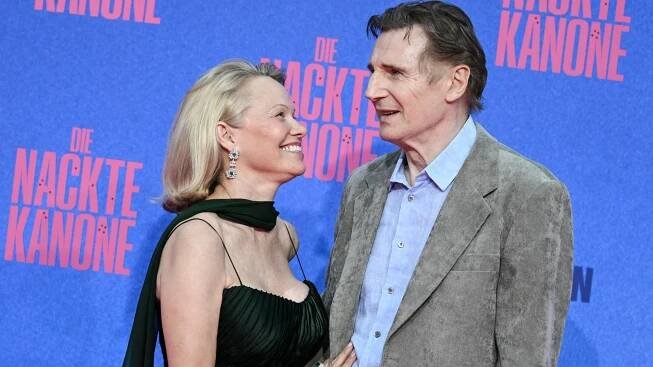 The Press Tour Faux-mance Strikes Again With Liam Neeson & Pamela Anderson