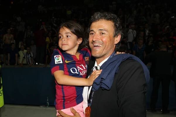 Luis Enrique s dcerou. 