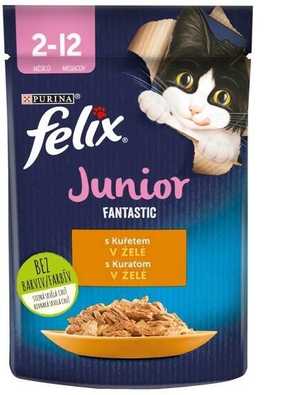 Felix fantastic Junior kuře v želé 85 g