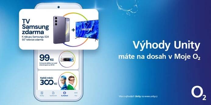 Jedna z výhod v Unity – televize k telefonu zdarma