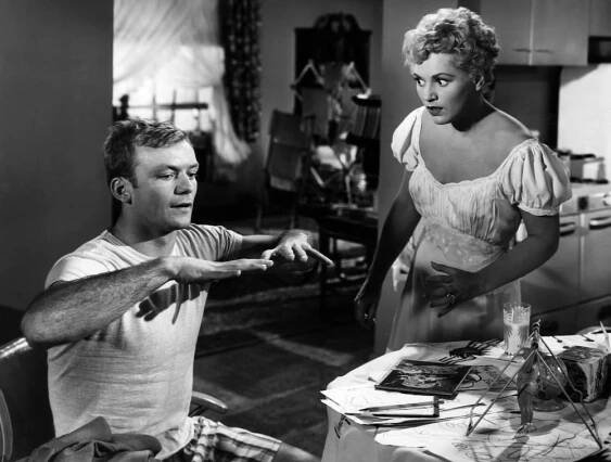 THE MARRYING KIND, Aldo Ray, Judy Holliday, 1952