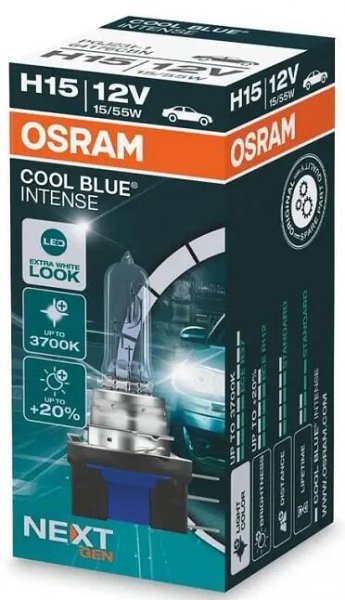 Žárovka Osram H15, Cool Blue Intense Next Gen. 64176CBN