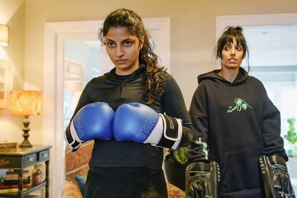 Priya Kansara and Ritu Arya in 'Polite Society'