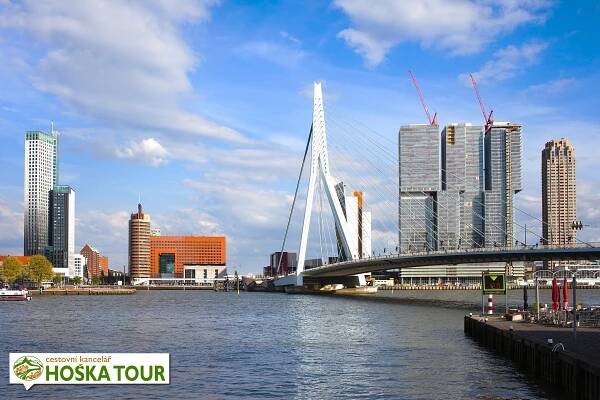 Erasmův most v Rotterdamu – školní zájezdy