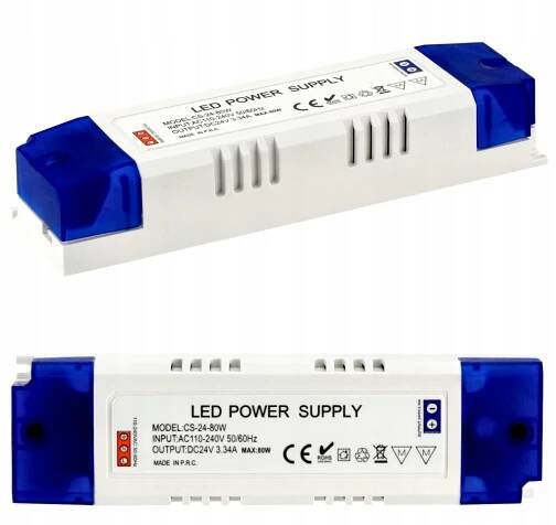 Zdroj pro LED nábytek 24V - 80W - 3,33A - IP20