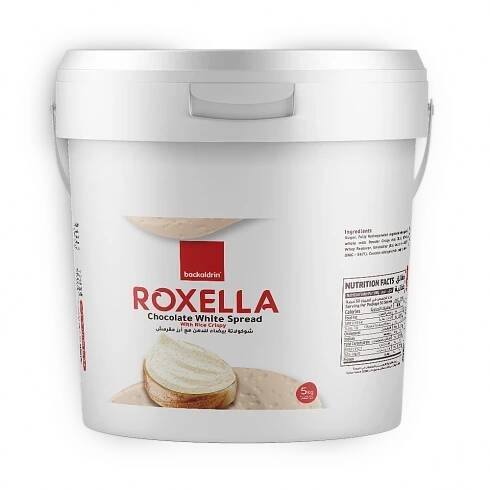 Backaldrin Chocolate White Spread With Rice Crispy 5Kg
